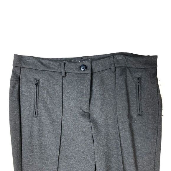 Peace of Cloth 12 Christy Riding Pant Graphite Gray Mid Rise Pleat Front Y2K - Picture 6 of 6